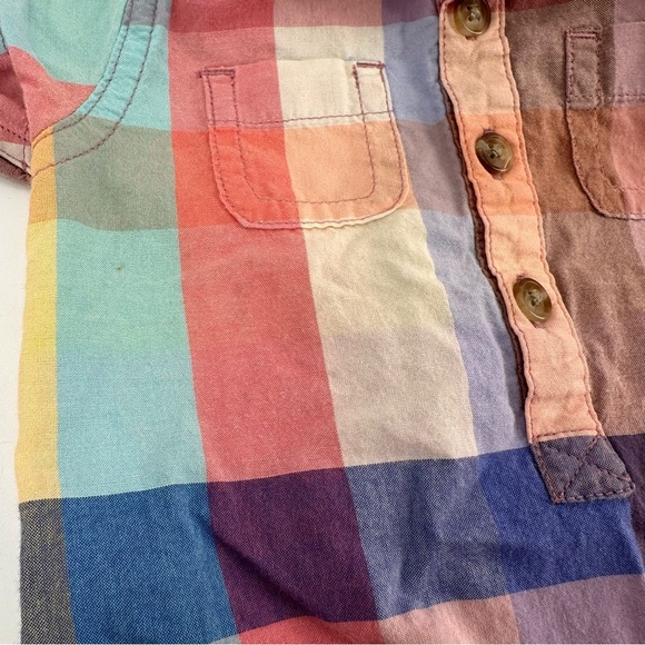 Tea Collection Baby Rompers Set of 2 Size 3-6 months FLAWS - Picture 5 of 6